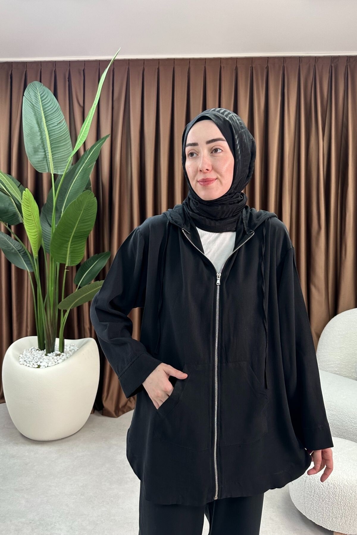 TENSEL KUMAŞ EFİL TAKIM 2074 SİYAH 