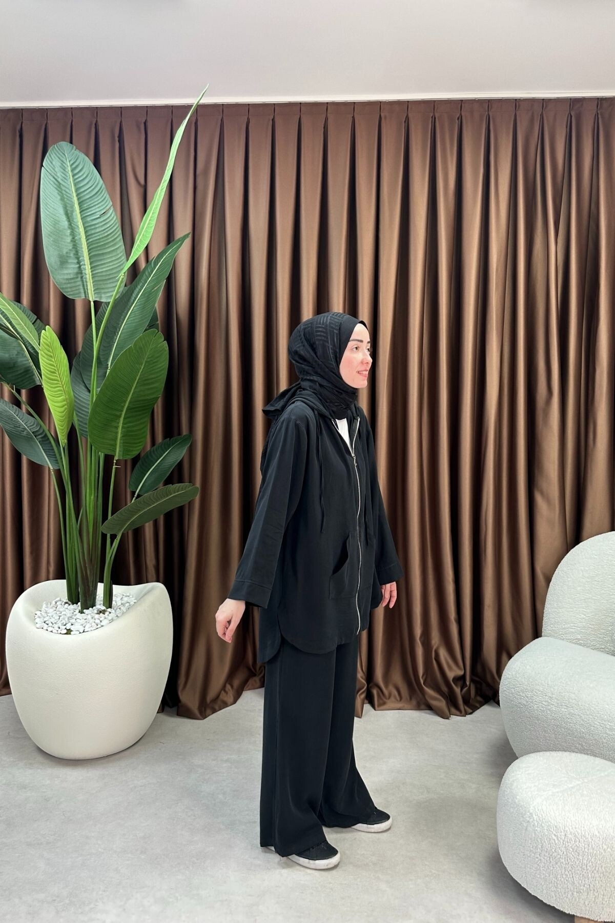 TENSEL KUMAŞ EFİL TAKIM 2074 SİYAH 