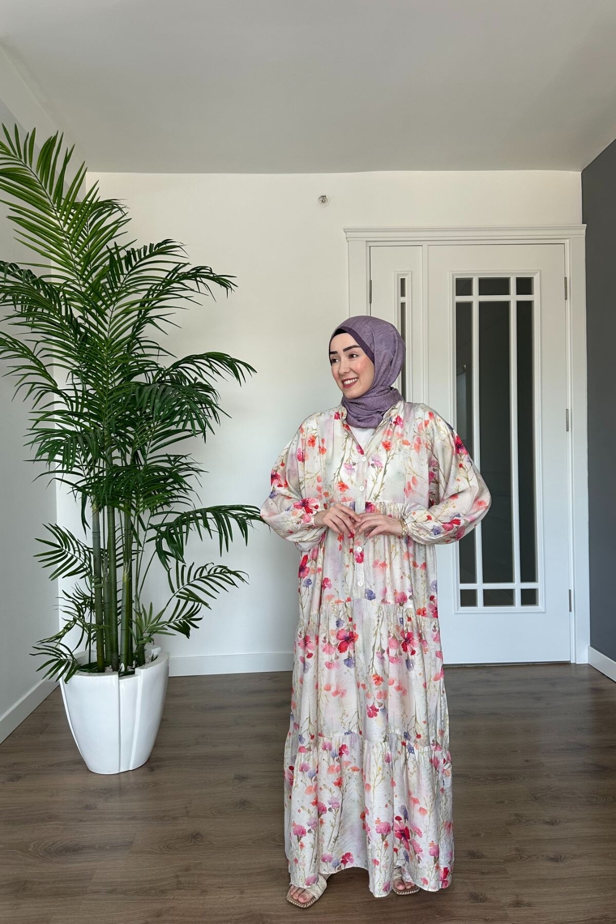 YONCA MODEL MANGO KUMAŞ ELBİSE