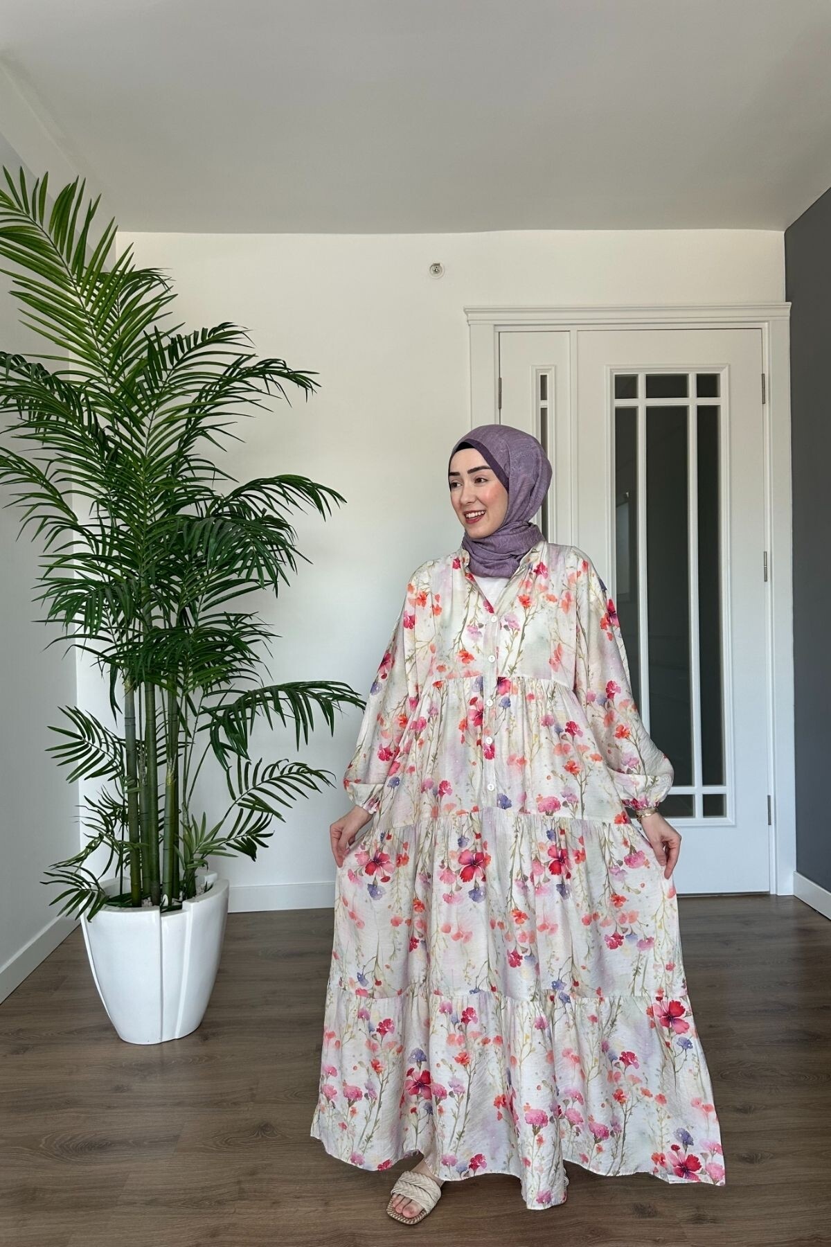 YONCA MODEL MANGO KUMAŞ ELBİSE