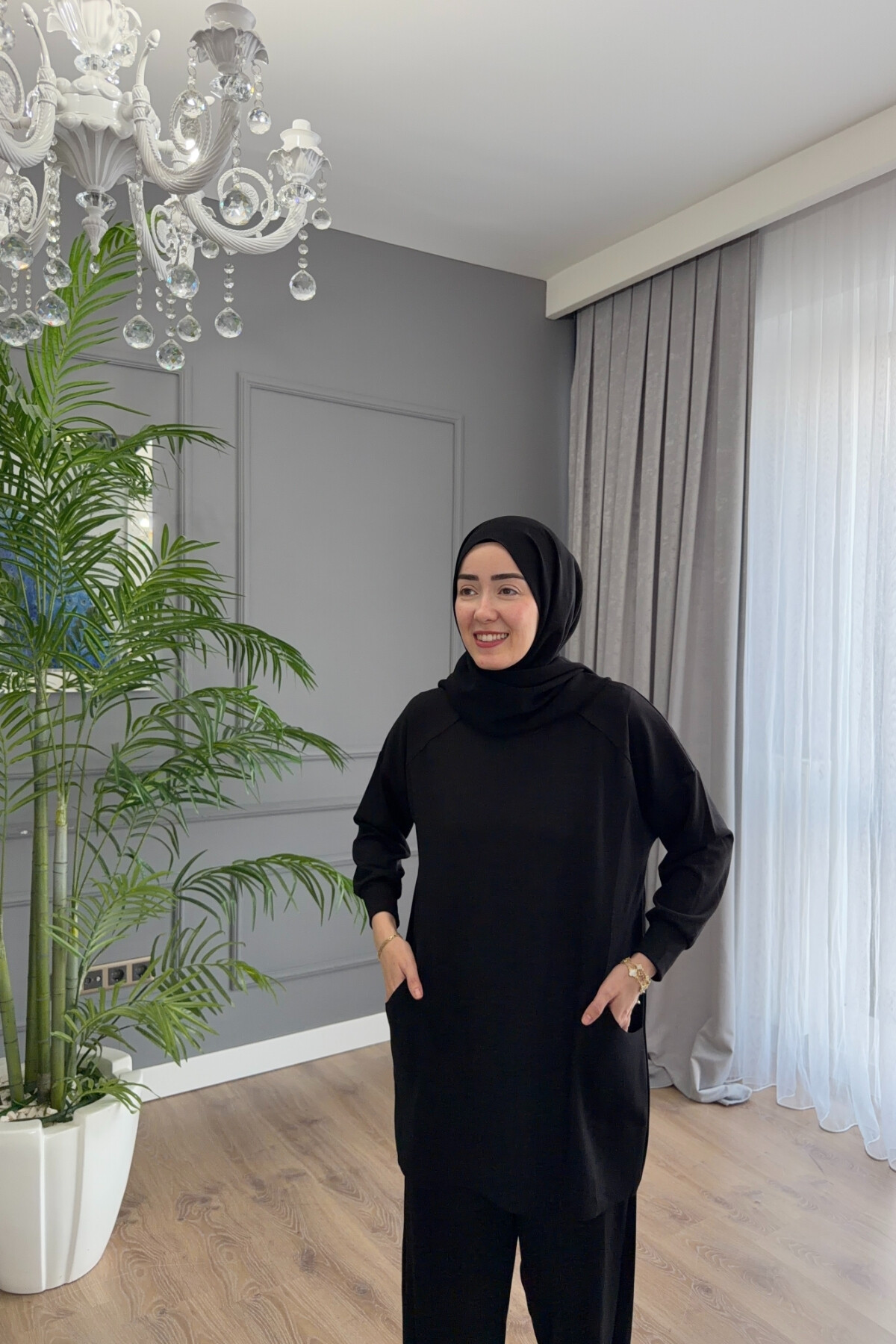 EFLİN OYSHO TAKIM 4401 SİYAH