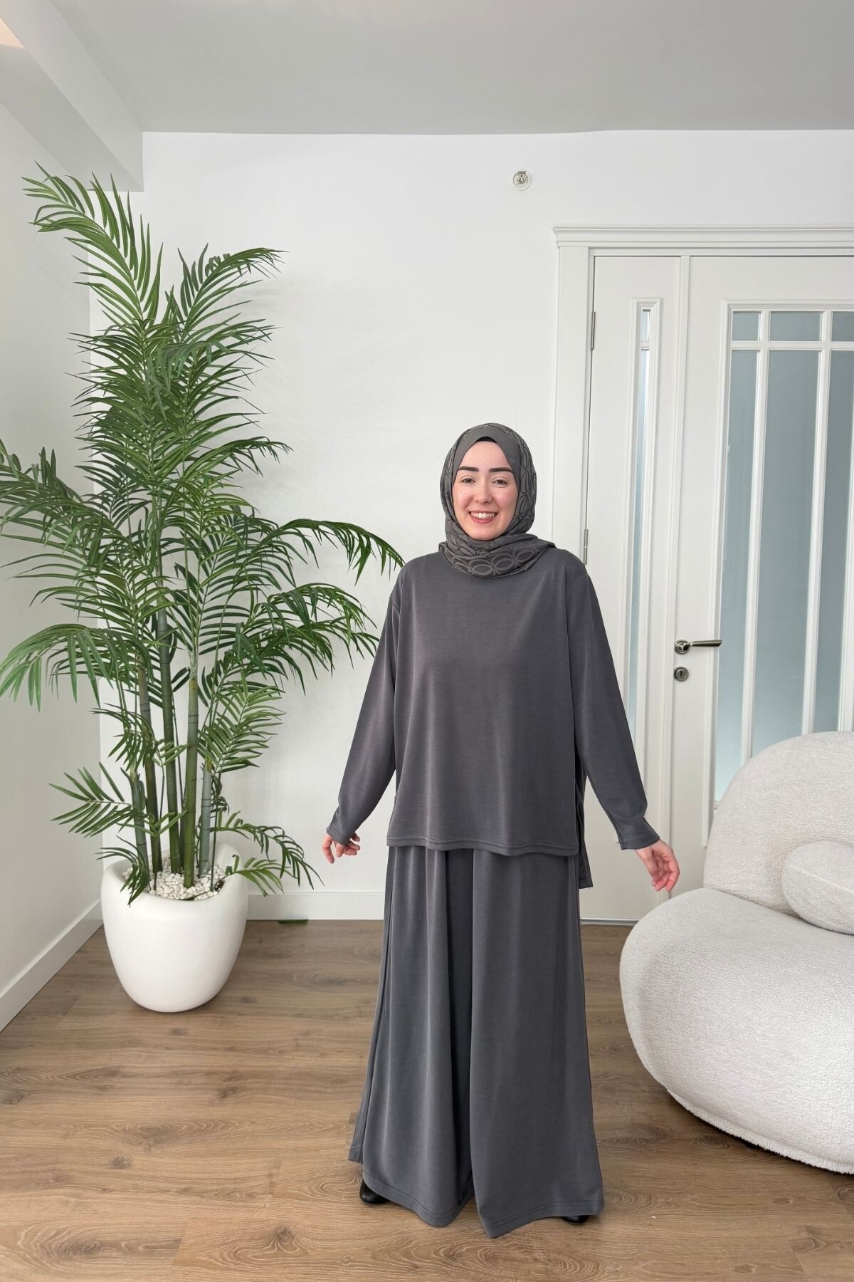 ETEK PANTALON OYSHO TAKIM 4426 AÇIK GRİ