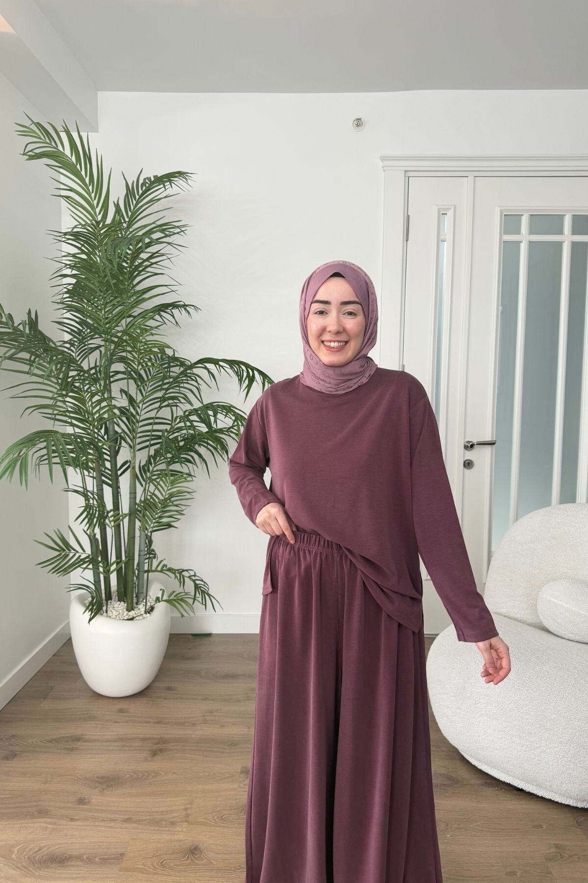 ETEK PANTALON OYSHO TAKIM 4426 VİŞNE