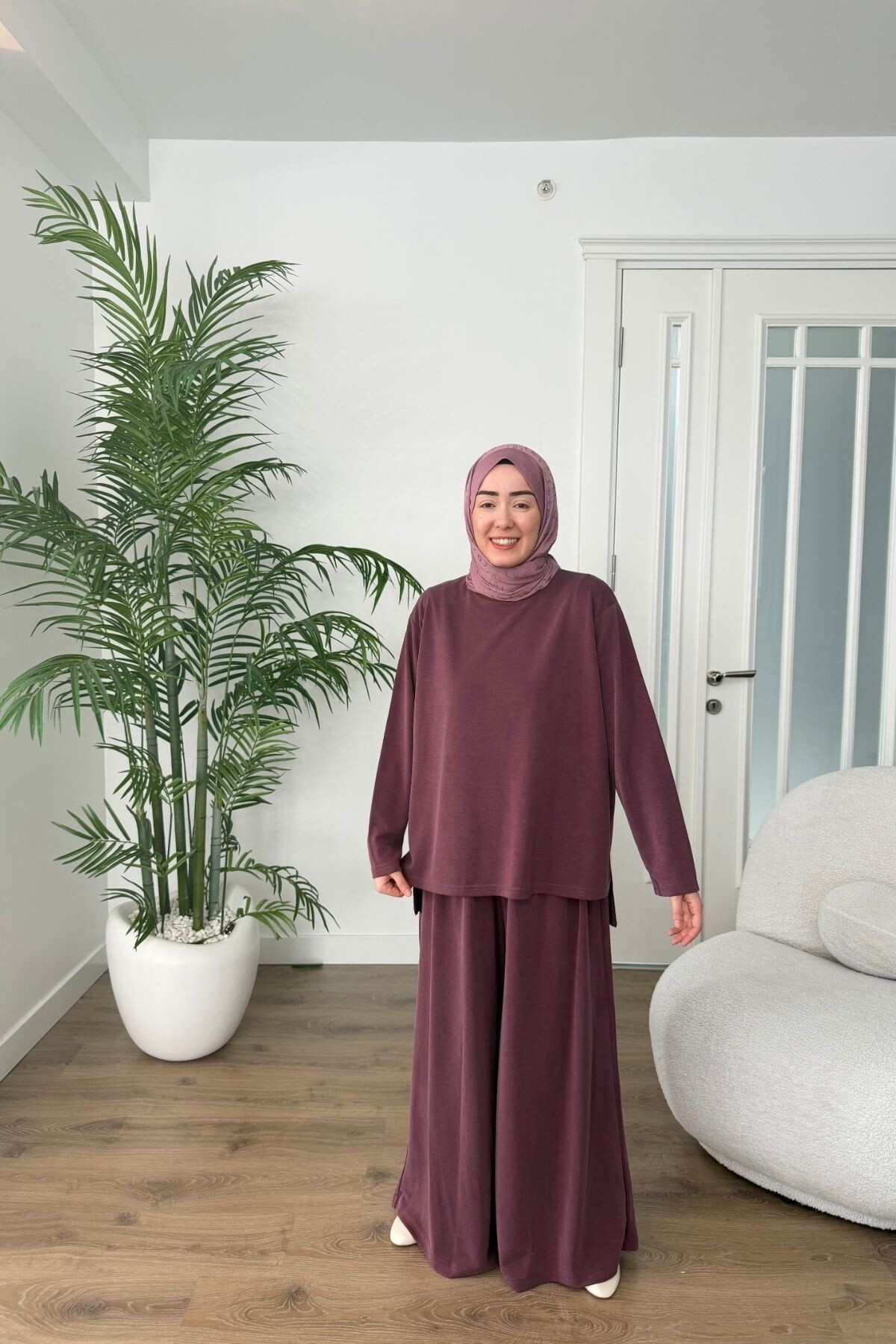 ETEK PANTALON OYSHO TAKIM 4426 VİŞNE