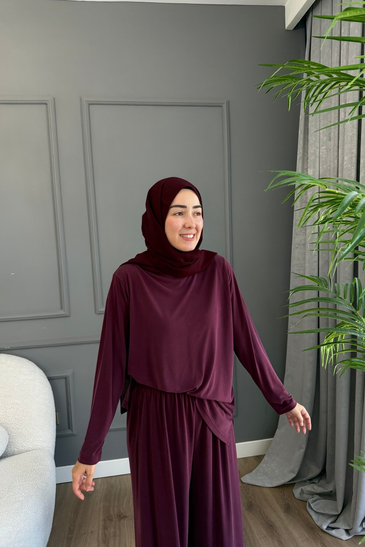 ETEK PANTALON OYSHO TAKIM 4427 MÜRDÜM