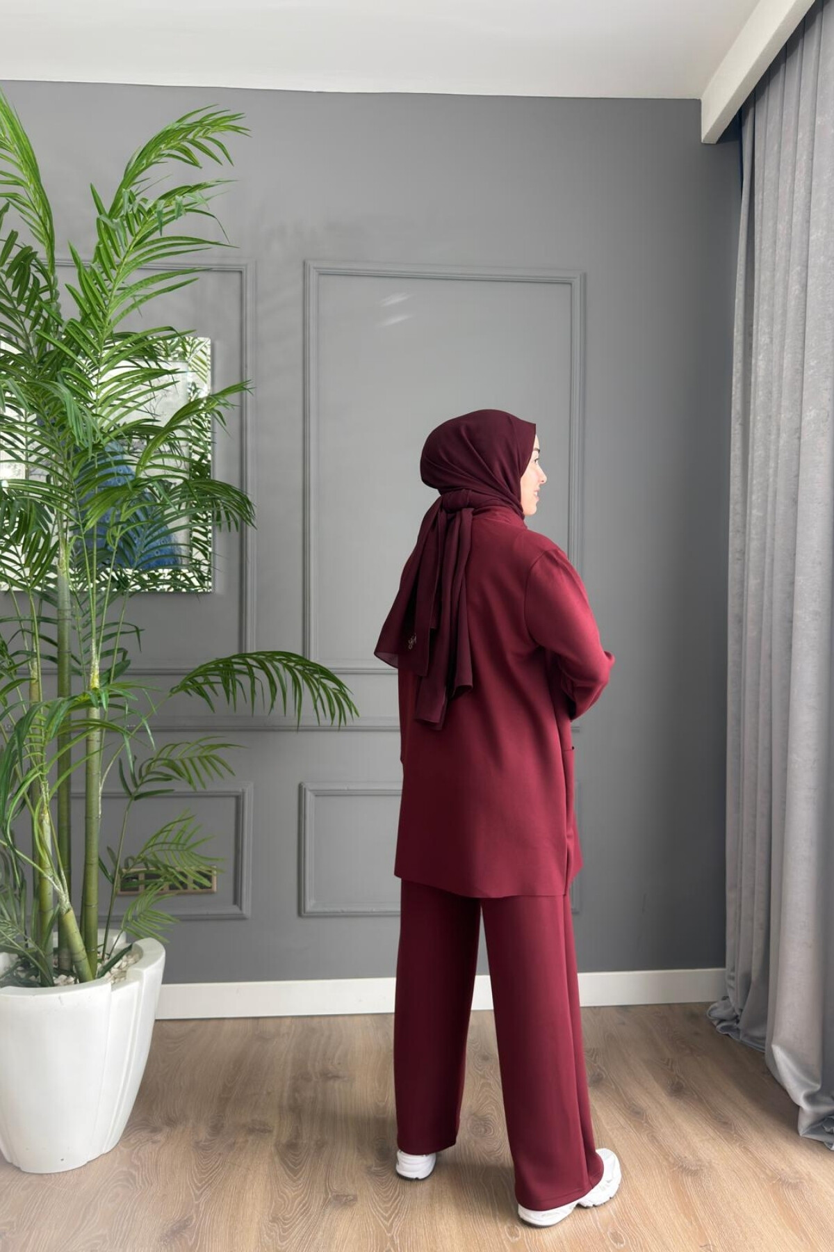 FERMUARLI OYSHO TAKIM 4404 BORDO