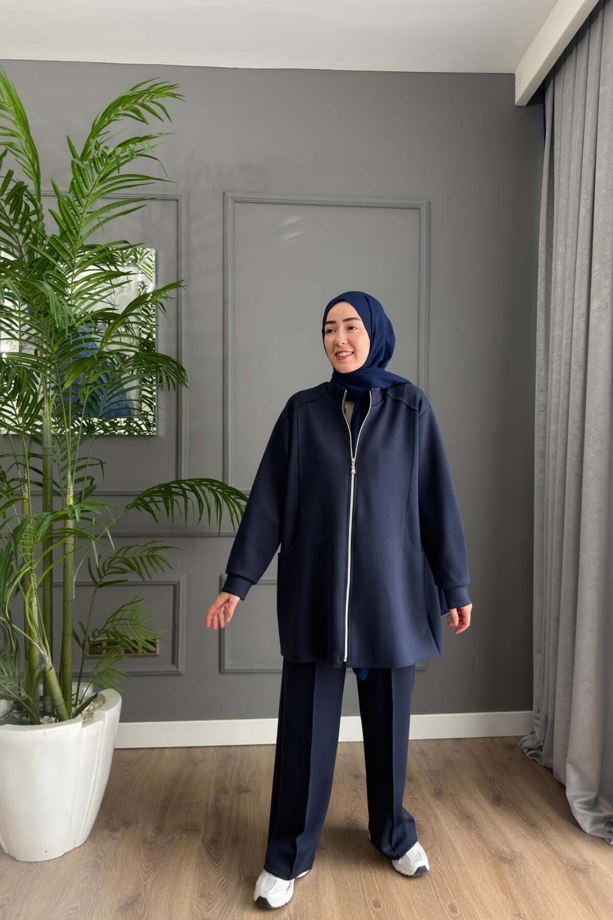 FERMUARLI OYSHO TAKIM 4404 LACİVERT