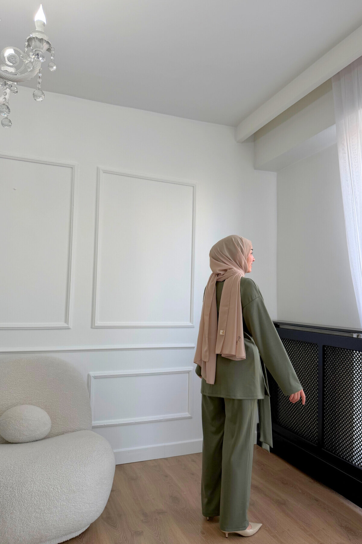 Kuaklı Oysho Kumaş İkili Takım 2018 HAKİ