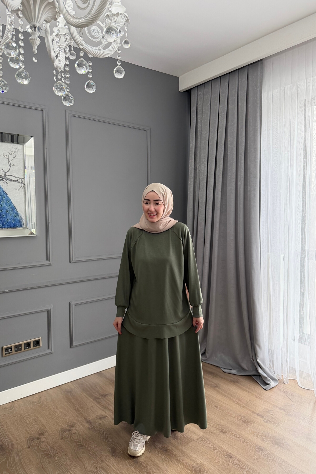 OYSHO ETEKLİ TAKIM 4400 HAKİ