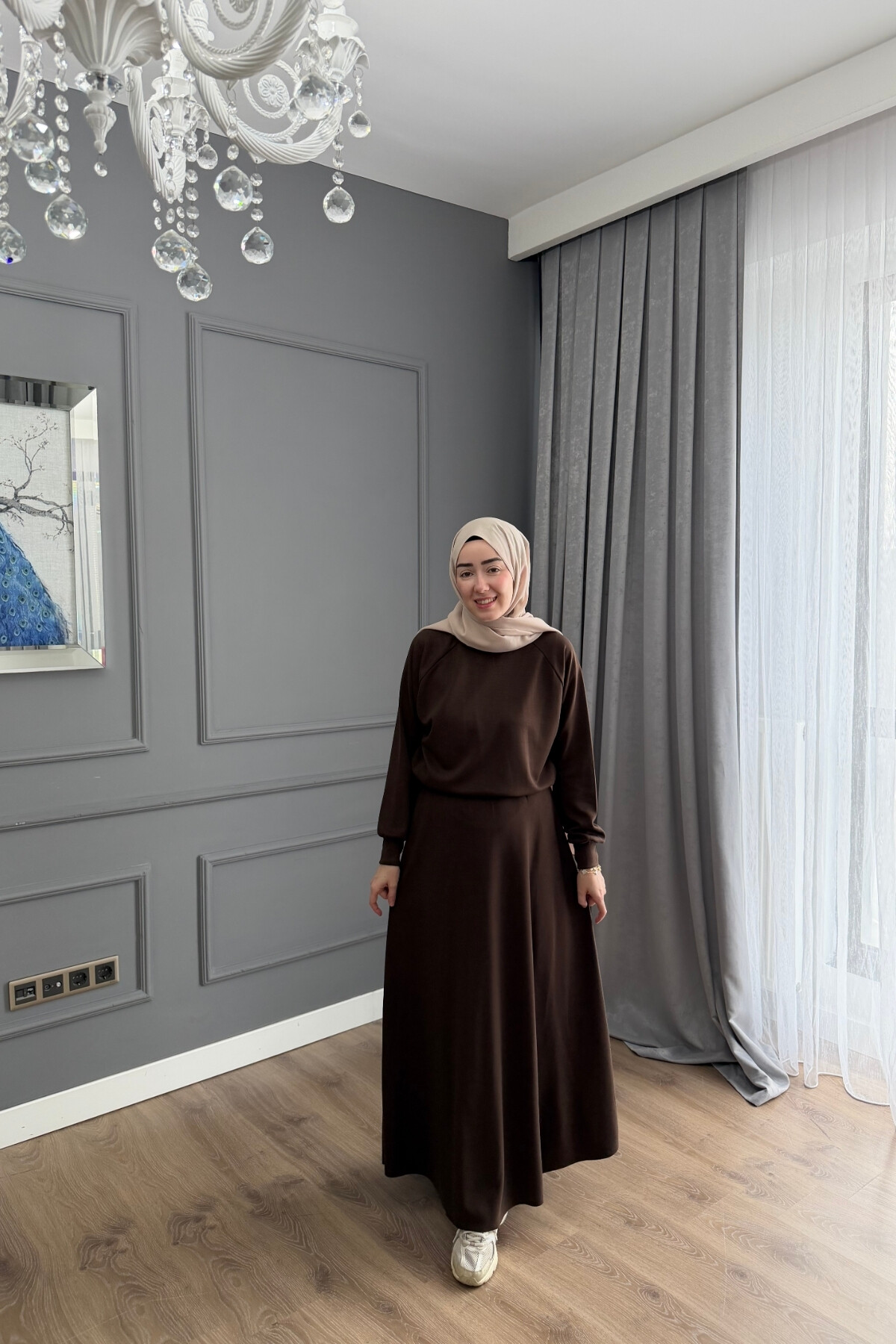 OYSHO ETEKLİ TAKIM 4400 KAHVE