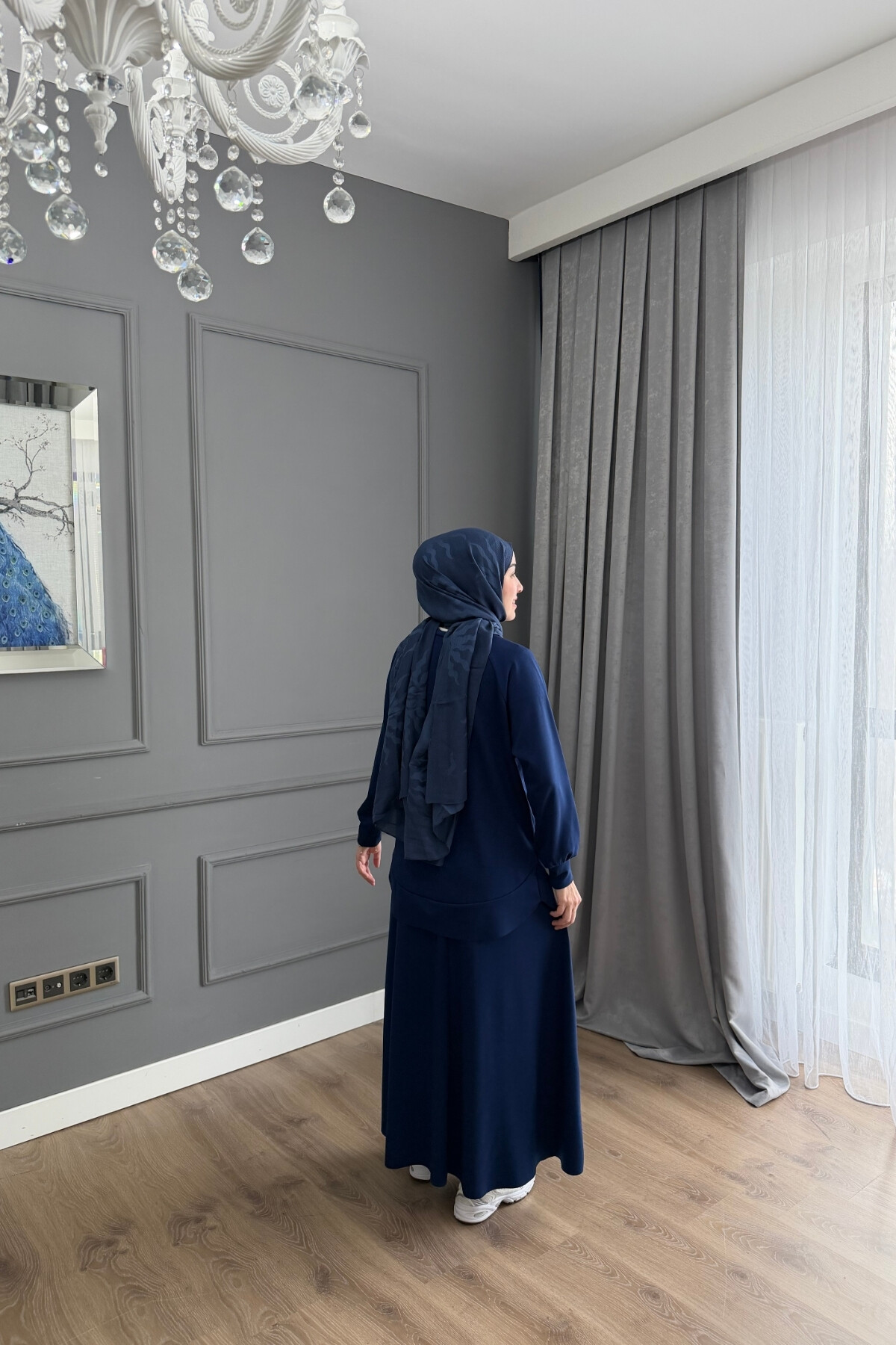 OYSHO ETEKLİ TAKIM 4400 LACİVERT