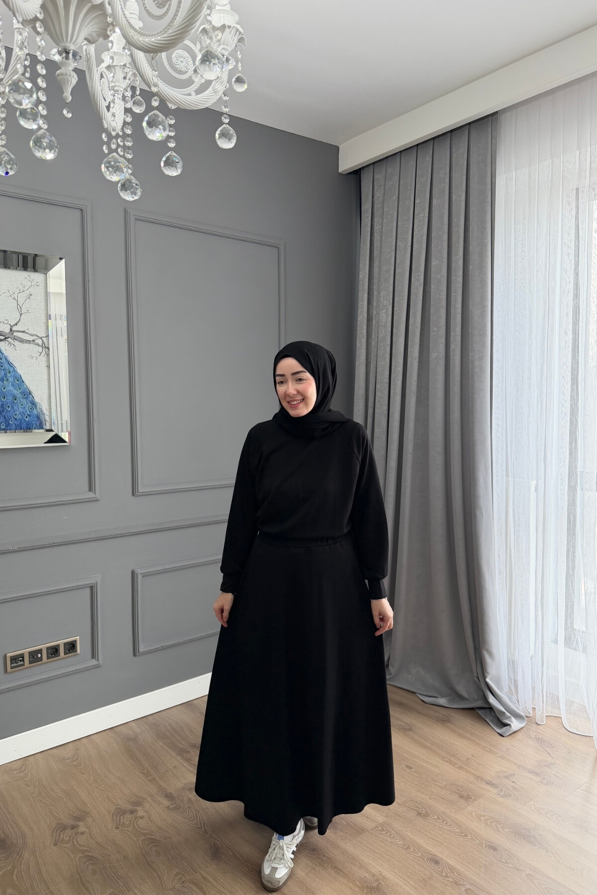 OYSHO ETEKLİ TAKIM 4400 SİYAH