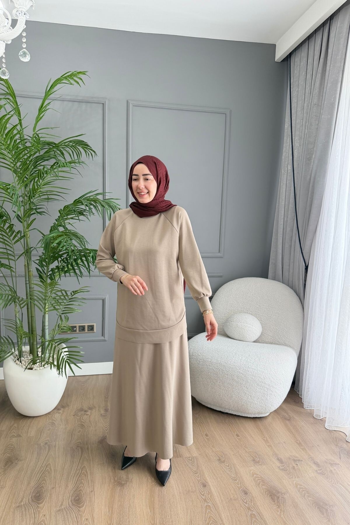 OYSHO ETEKLİ YAZLIK KUMAŞ  TAKIM 4425 TAŞ
