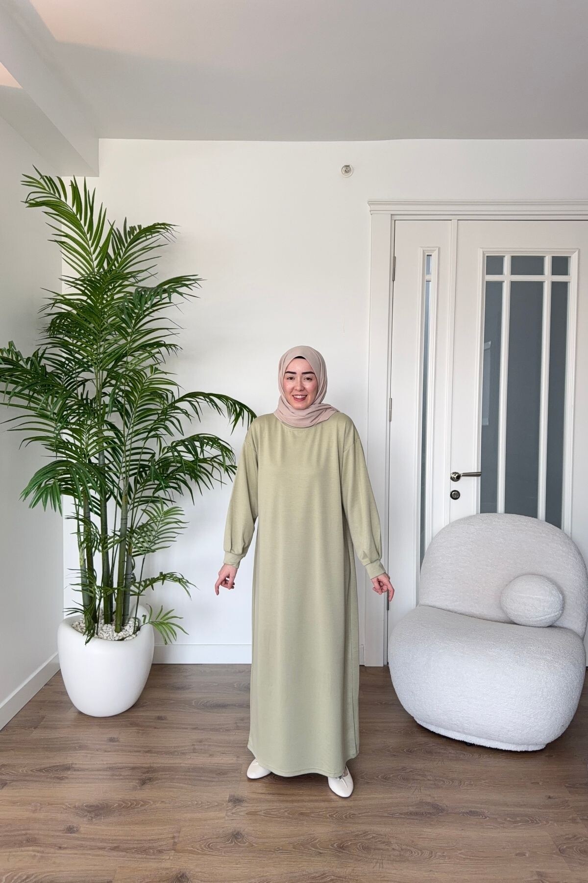 OYSHO KUMAŞ YAZLIK ELBİSE 1516 ÇAĞLA