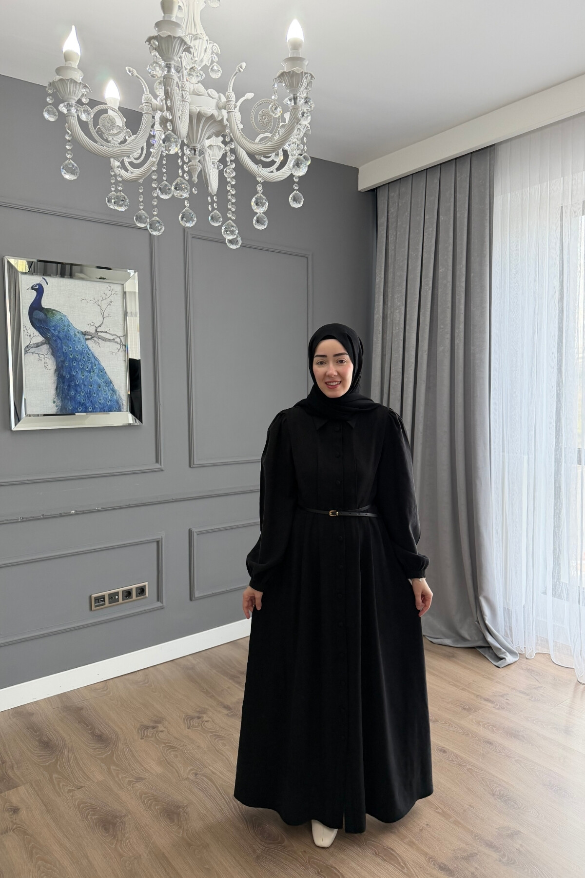 QUPRA TENSEL ELBİSE SİYAH