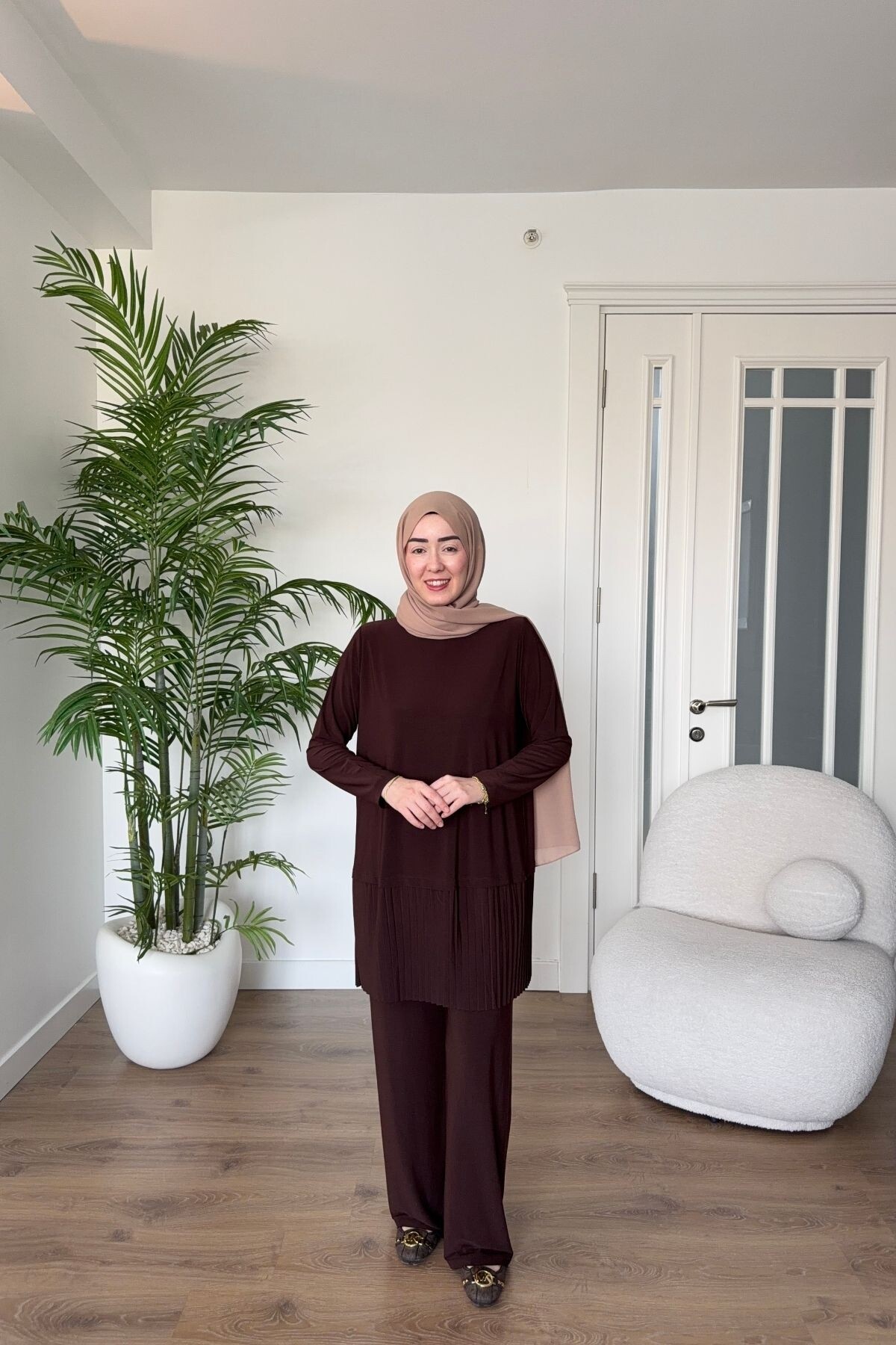 SANDY PİLELİ TAKIM 4204 KAHVE