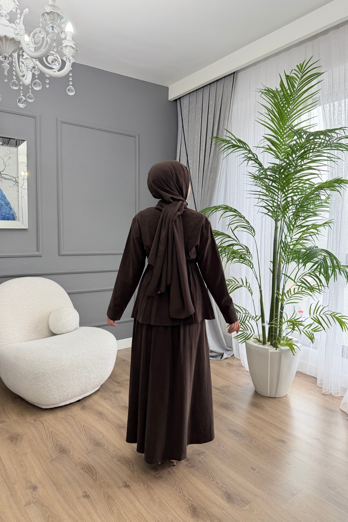 TENSEL ETEK TAKIM 1081 KAHVE