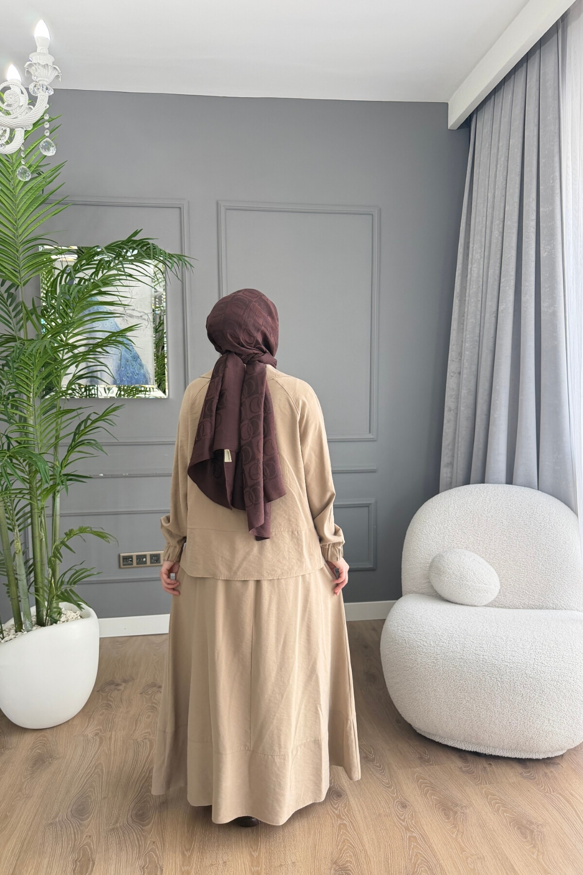 TENSEL KUMAŞ CEP DETAYLI ETEK TAKIM 2006 TAŞ