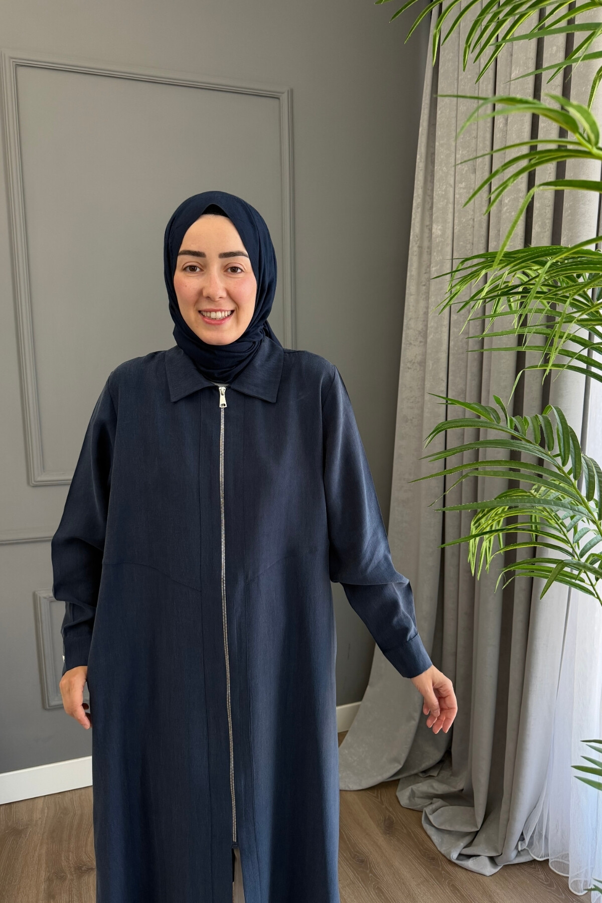 TENSEL KUMAŞ FERMUARLI KAP 5674 LACİVERT