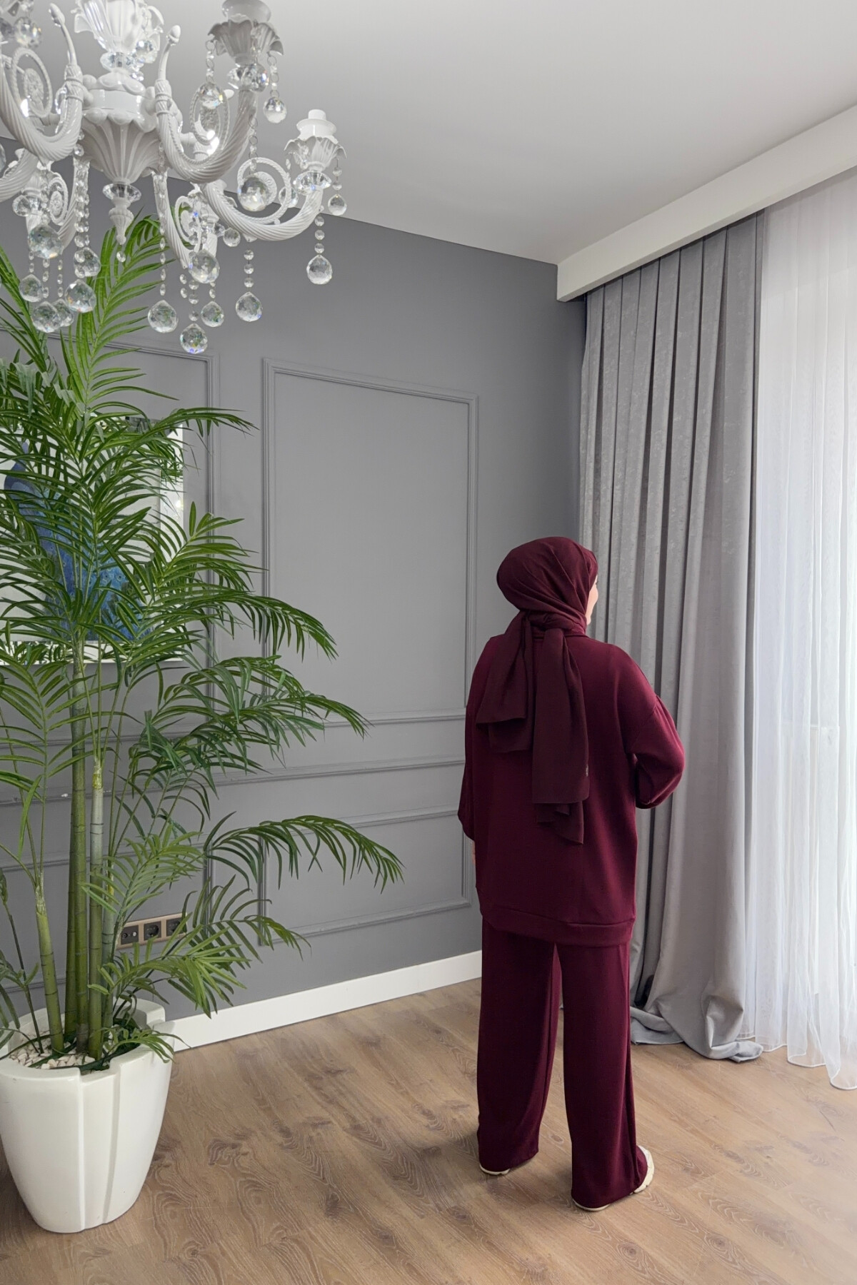 TORBA CEPLİ OYSHO TAKIM 4408 BORDO