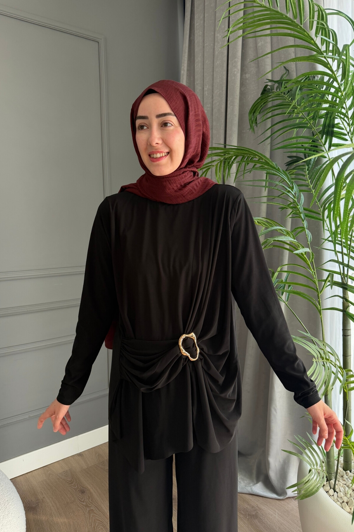 YANI TOKA BÜZGÜLÜ TAKIM 4225 SİYAH