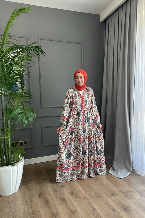 ARYA MODEL VİSKON KUMAŞ TURUNCU