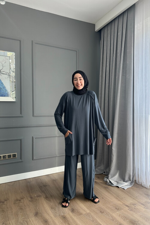 EFLİN SANDY PANTALON TAKIM 4002 ANTRASİT