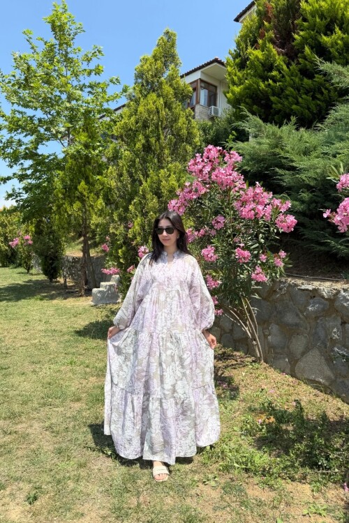 İLA MODEL MANGO KUMAŞ ELBİSE