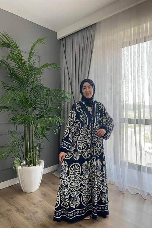 EDA MODEL VİSKON ELBİSE