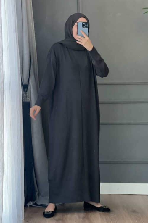 MERSERİZE ELBİSE ANTRASİT 7017