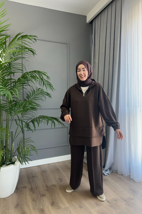 MİAMİ MODEL KALIN OYSHO TAKIM KAHVE