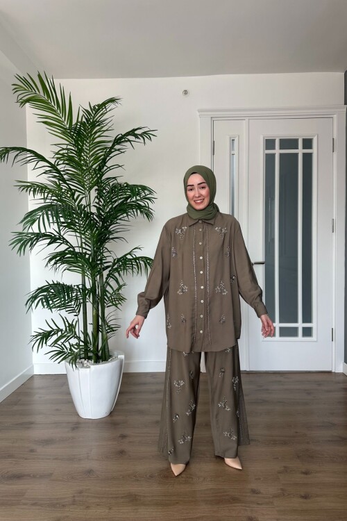 MUADİL PREMİUM TAŞLI TAKIM 2088 HAKİ