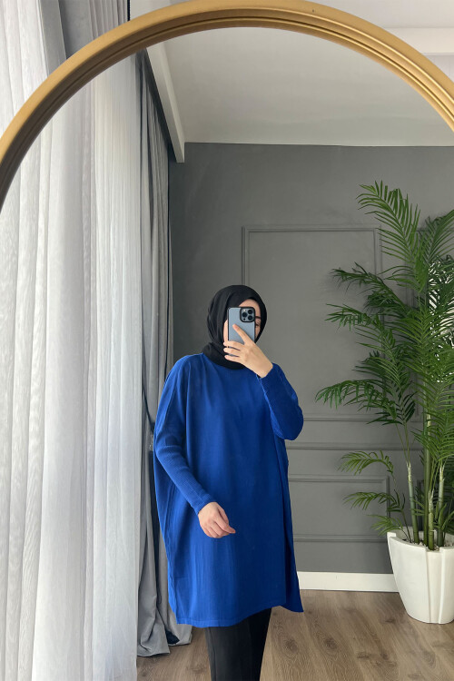 OVERSİZE TUNİK SAKS 3399