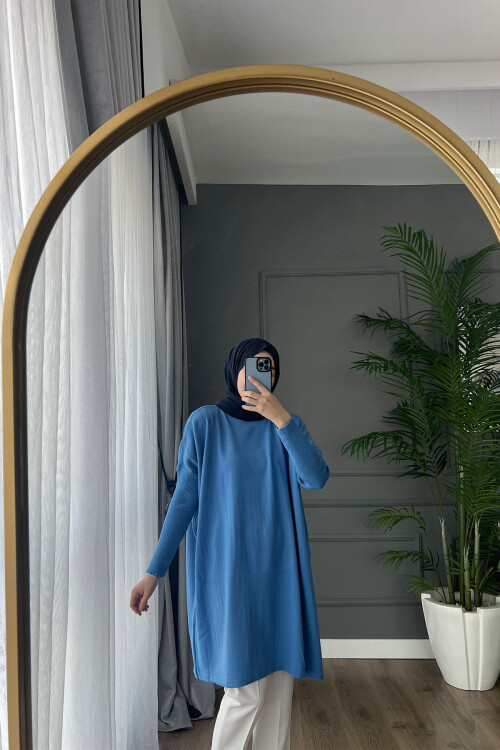 OVERSİZE TUNİK MAVİ 3399