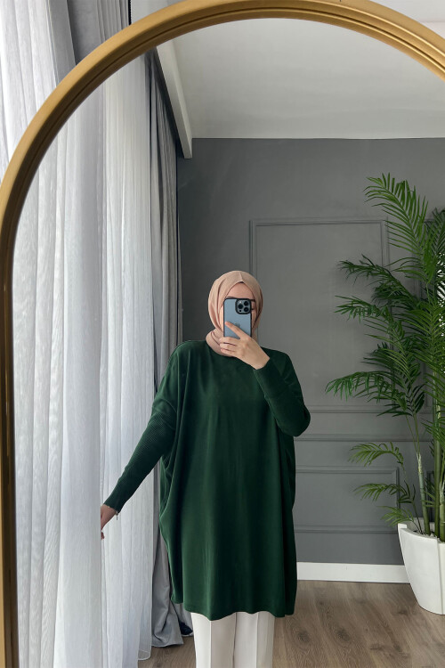 OVERSİZE TUNİK ZÜMRÜT 3399