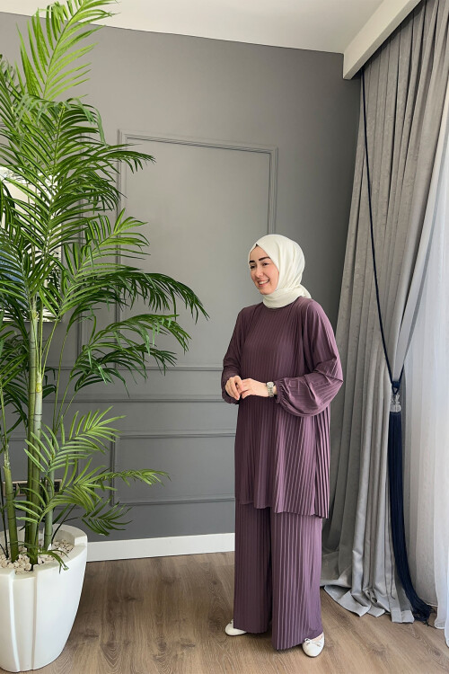 PLİSELİ SANDY TAKIM GÜL 1899