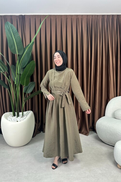 PRENSES ELBİSE 2078 HAKİ