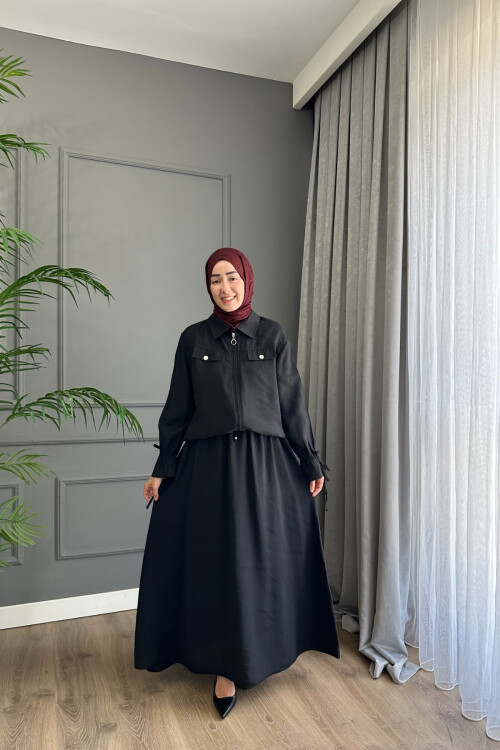 PRİVE MODAL TAKIM SİYAH 4212