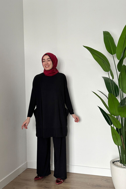 SANDY CEPLİ TAKIM 5015 SİYAH