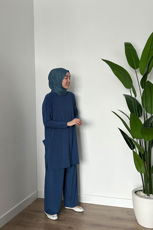 SANDY CEPLİ TAKIM 5015 İNDİGO