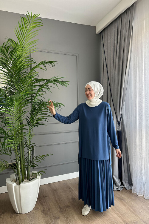 SANDY ETEK TAKIM 4125 İNDİGO