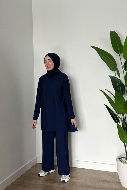 SANDY PANTOLON TAKIM 5026 LACİVERT 