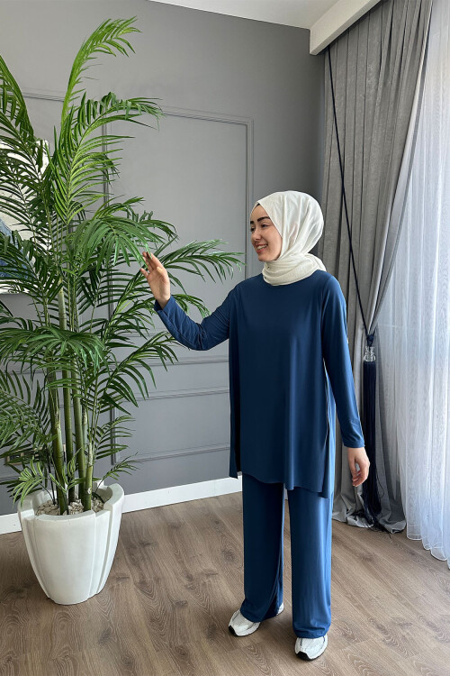 SANDY PANTOLON TAKIM 5026 İNDİGO