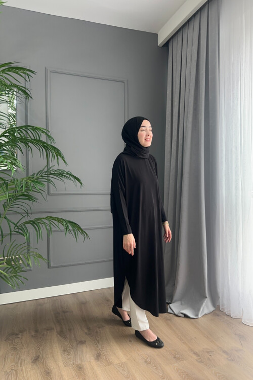 SANDY ŞALVAR TUNİK 1735 SİYAH