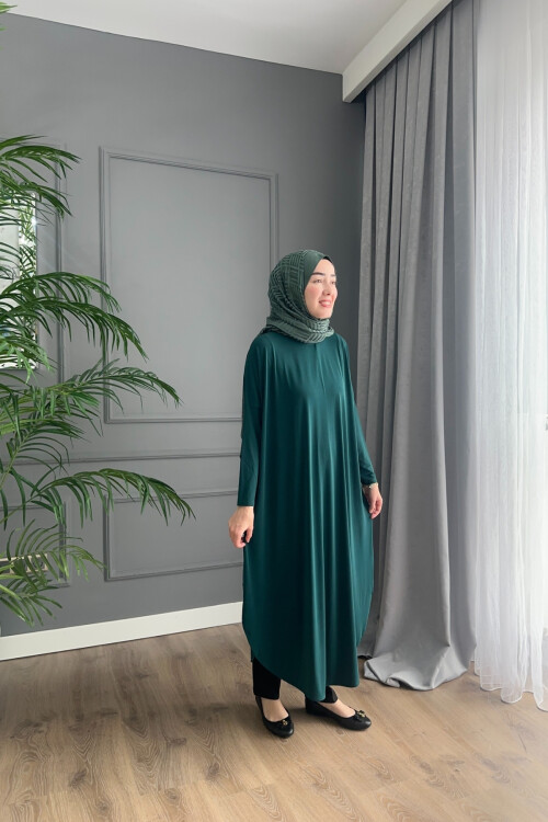 SANDY ŞALVAR TUNİK 1735 ZÜMRÜT