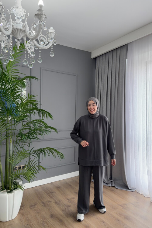 DÜZ BİYELİ OYSHO TAKIM 4402 ANTRASİT