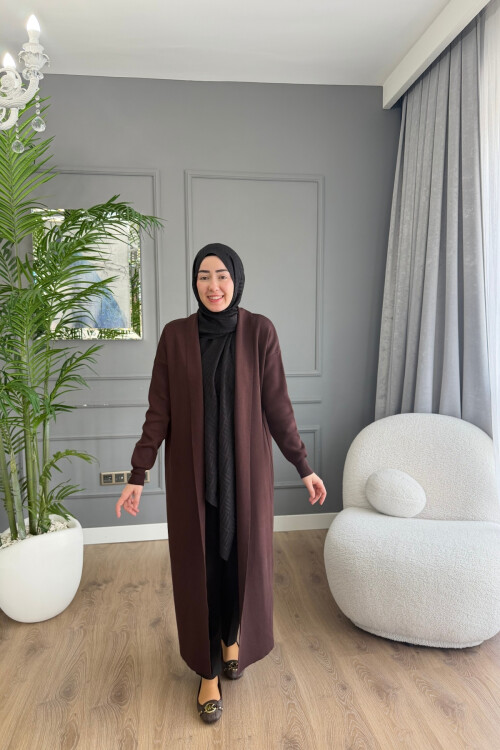 MERSERİZE HIRKA 6108 KAHVE