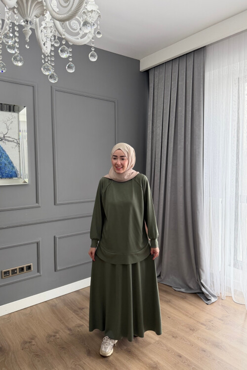 OYSHO ETEKLİ TAKIM 4400 HAKİ