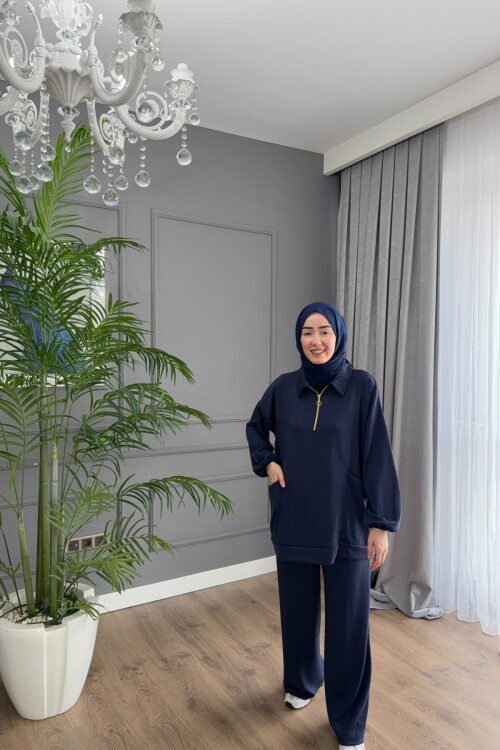 TORBA CEPLİ OYSHO TAKIM 4408 LACİVERT