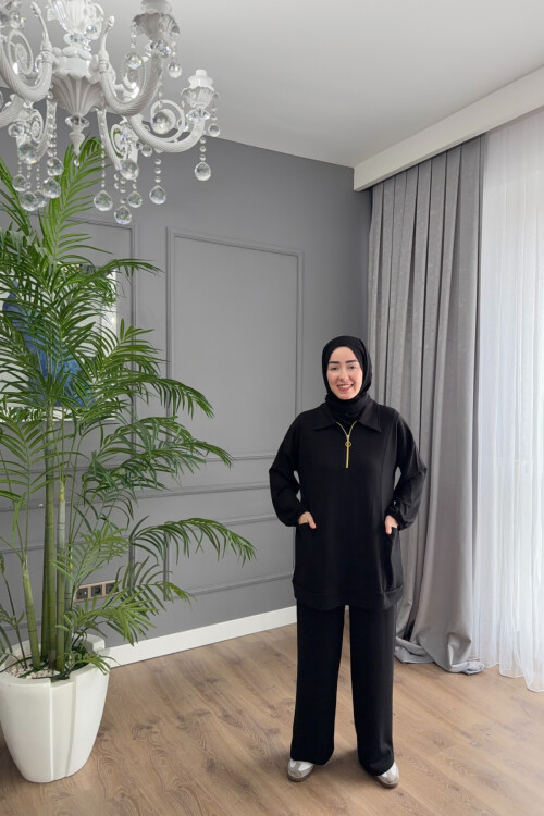 TORBA CEPLİ OYSHO TAKIM 4408 SİYAH